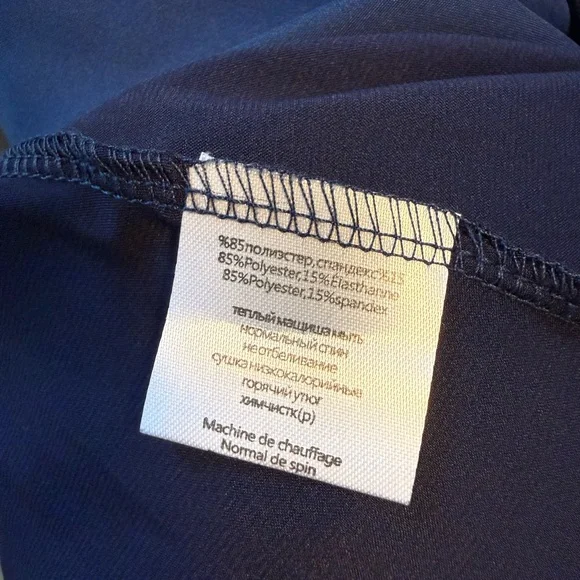 Chic Navy Blue Lace Maxi Dress - Picture 13 of 13